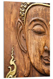 Gallery print Wood face of the Buddha