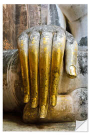 Naklejka na ścianę The hand of Buddha, Wat Si Chum temple