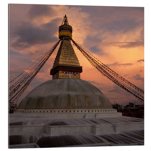 Gallery print Buddhist Shrine Boudhanath Stupa in Nepal, Kathmandu