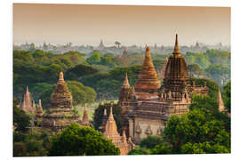 Foam board print Temple of Bagan in Mandalay, Myanmar