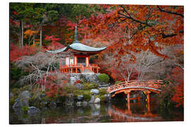 Magnettafel Daigoji-Tempel in Kyoto im Herbst