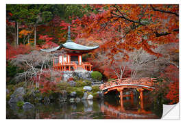 Sisustustarra Daigoji Temple in Kyoto in autumn