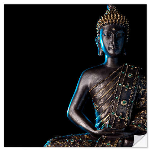 Adesivo murale Buddha's Gold