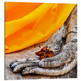 Magnettafel Hand des Buddha