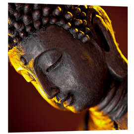 Tableau en PVC Visage d'un Bouddha