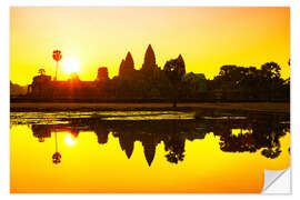 Wall sticker Angkor Wat sunrise at Cambodia