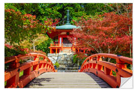 Wandsticker Tempel in Kyoto