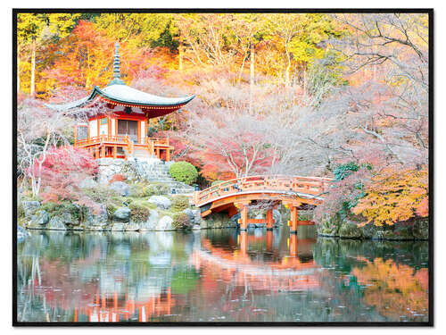 Aluminium print Daigo-ji Temple in Kyoto