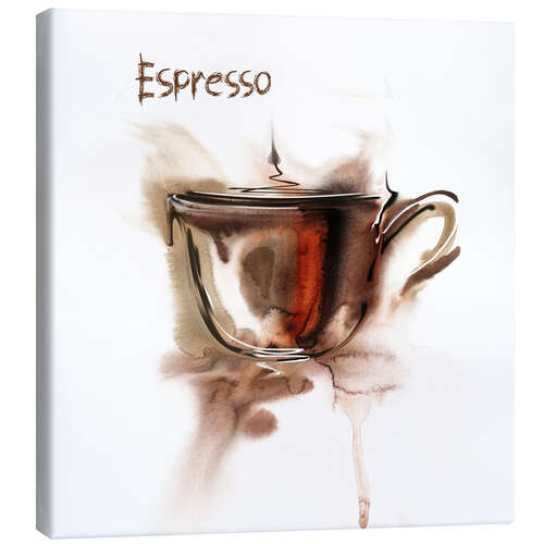 Canvas print A cup of espresso