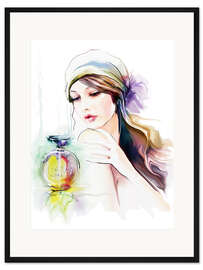 Gerahmter Kunstdruck Wellness und Schönheit