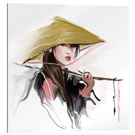 Gallery print Asian fisherwoman