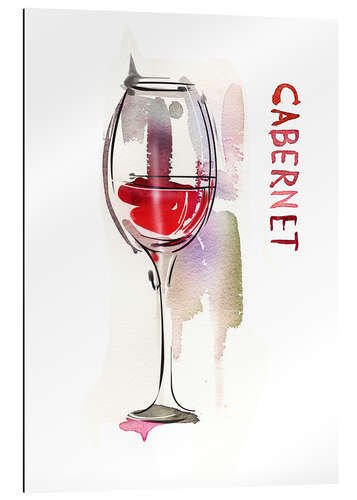 Gallery print A glass of cabernet