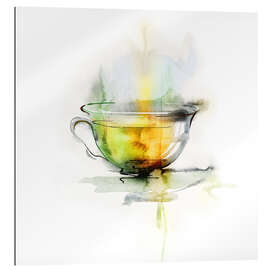 Gallery print Hot chamomile tea