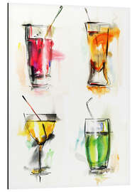 Magnettafel Bunte Getränke