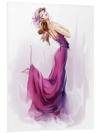 Stampa su PVC Purple dreams