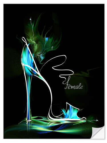 Sisustustarra Blacklight High Heel