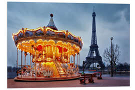 PVC-taulu Carousel at the Eiffel Tower