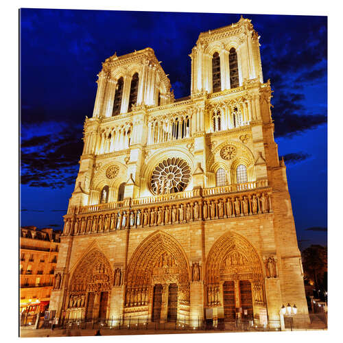 Gallery print Notre-Dame in de late avond