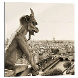 Gallery Print Gargoyle-Statue an der Kathedrale Notre-Dame