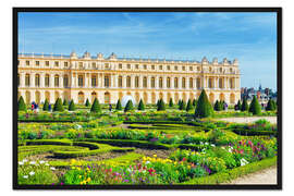 Gerahmter Kunstdruck Schlossgärten von Versailles