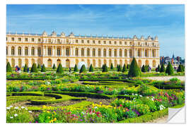 Naklejka na ścianę Castle Garden of Versailles