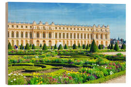 Holzbild Schlossgärten von Versailles