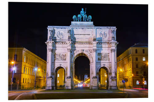 Bilde på skumplate Triumphal arch (Siegestor) in Munich