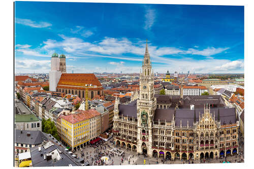 Cuadro de plexi-alu Munich views