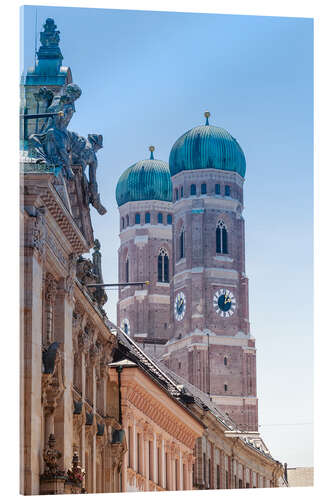 Acrylglasbild Die Frauenkirche in München