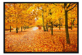 Gerahmter Kunstdruck Orange Park