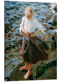 Magnettafel Mädchen im Wind