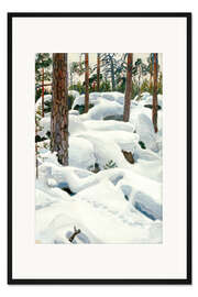 Gerahmter Kunstdruck Höhle des Luchses