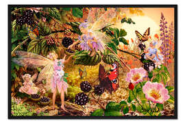 Gerahmter Kunstdruck Herbst Feen - Suchbild