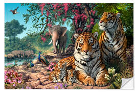 Wall sticker Tiger Sanctuary