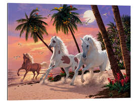 Gallery print White Horses