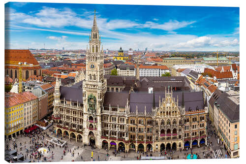 Canvas print Town hall of Munich