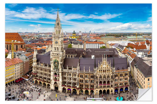 Wandsticker Rathaus von München