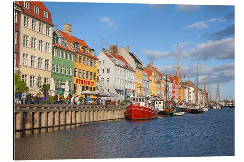 Gallery print Nyhavn promenade, Copenhagen