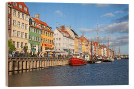 Trebilde Nyhavn promenade, Copenhagen