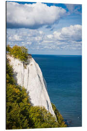 Alumiinitaulu Chalk cliffs in the Jasmund National Park on Rügen