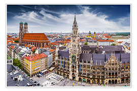 Wandbild  München von seiner schönsten Seite
