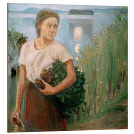 Magnettafel Das Sauna-Mädchen