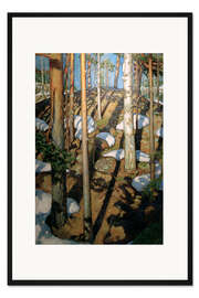 Gerahmter Kunstdruck Frühling in Kalela - Akseli Gallen-Kallela