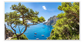 Kunstwerk  Capri in summer