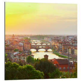 Alumiinitaulu Florence with Ponte Vecchio