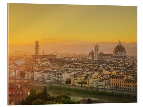 Gallery Print Zentrum von Florenz am Abend