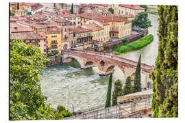 Obraz na aluminium Ponte di Pietra above the Adige River in Verona