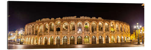 Gallery print Arena of Verona at night