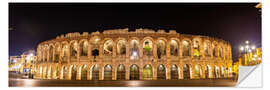 Sisustustarra Arena of Verona at night