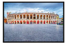 Gerahmter Kunstdruck Arena von Verona